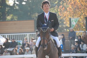 選手権競技優勝、林忠寛選手＆テレキシオ