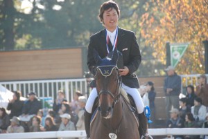 選手権競技優勝、林忠寛選手＆テレキシオ