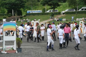 チルドレンライダー下見中! チルドレンライダー下見中!